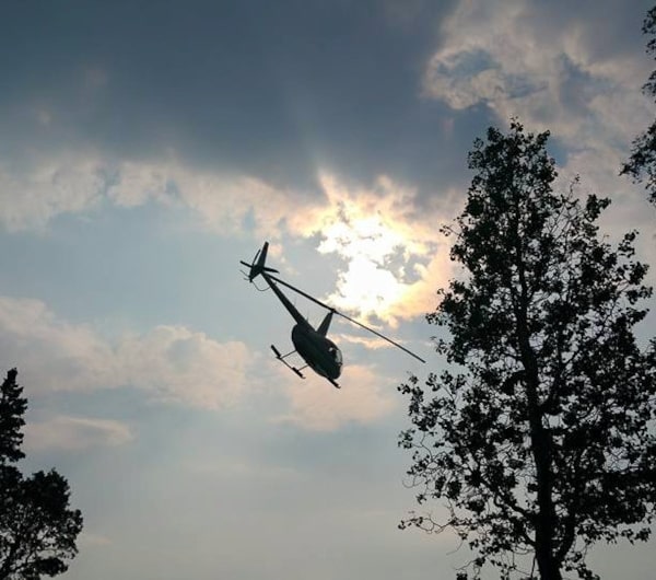 HeliAlaska Takeoff
