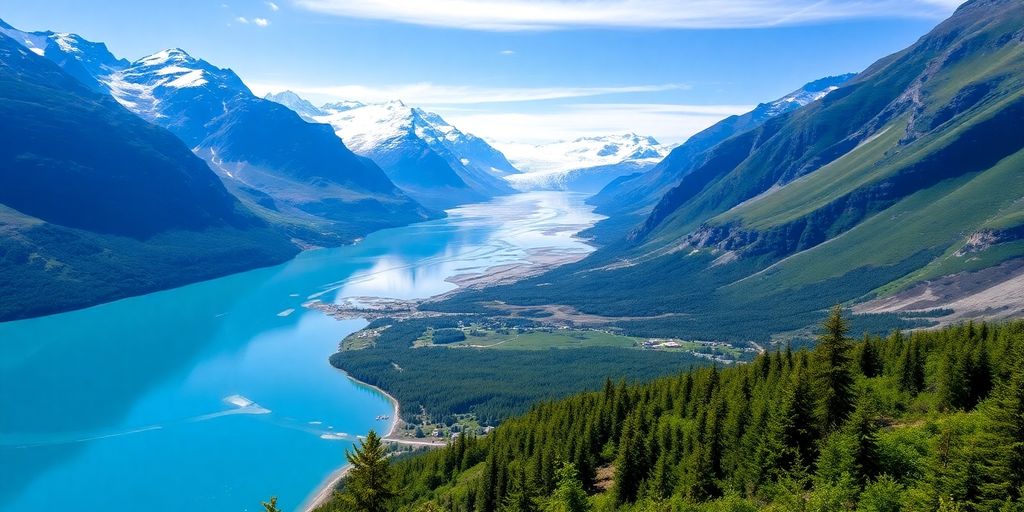 Glacier Bay's stunning glaciers and mountains in Alaska.