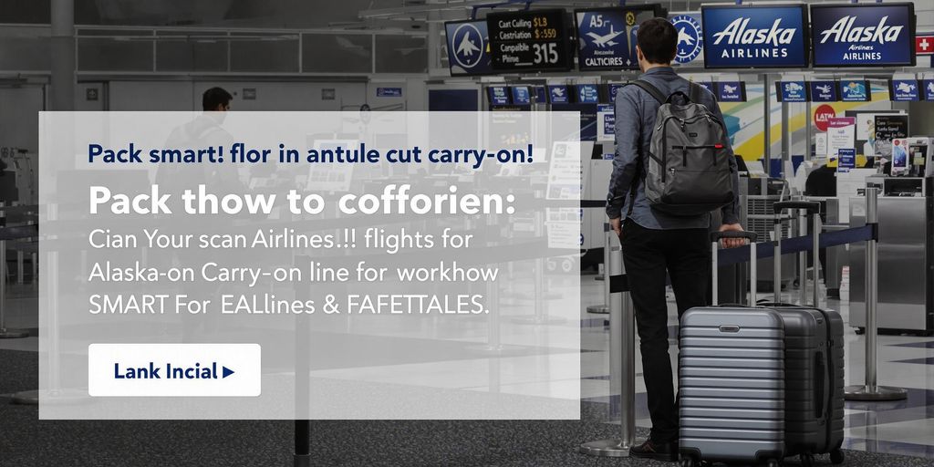 Traveler with carry-on suitcase at airport check-in.