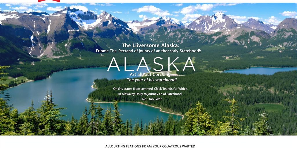 Scenic view of Alaska's mountains and wilderness.