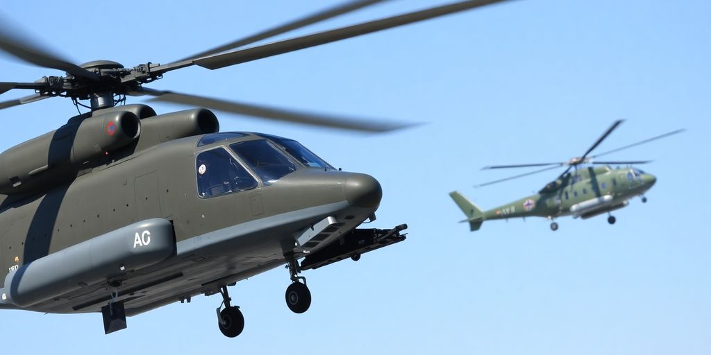 Russian helicopters through eras, flying