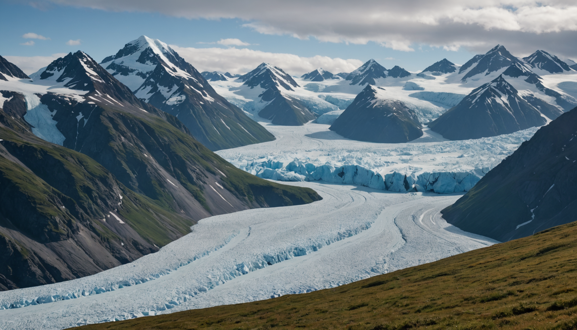 Alaskan Glacier Landing