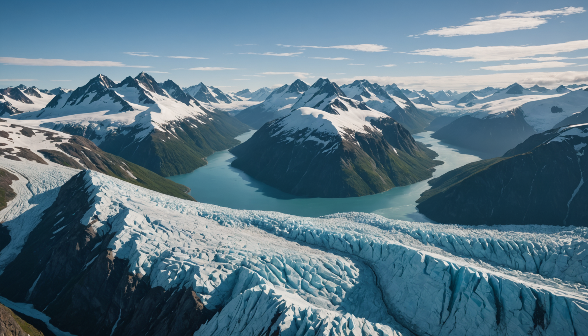 Mountain views from a Girdwood hiking trail