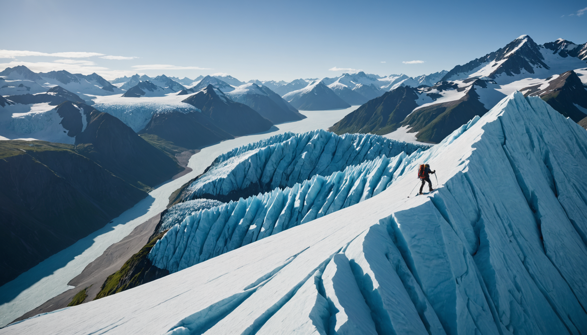 Knik Glacier Ice Climbing