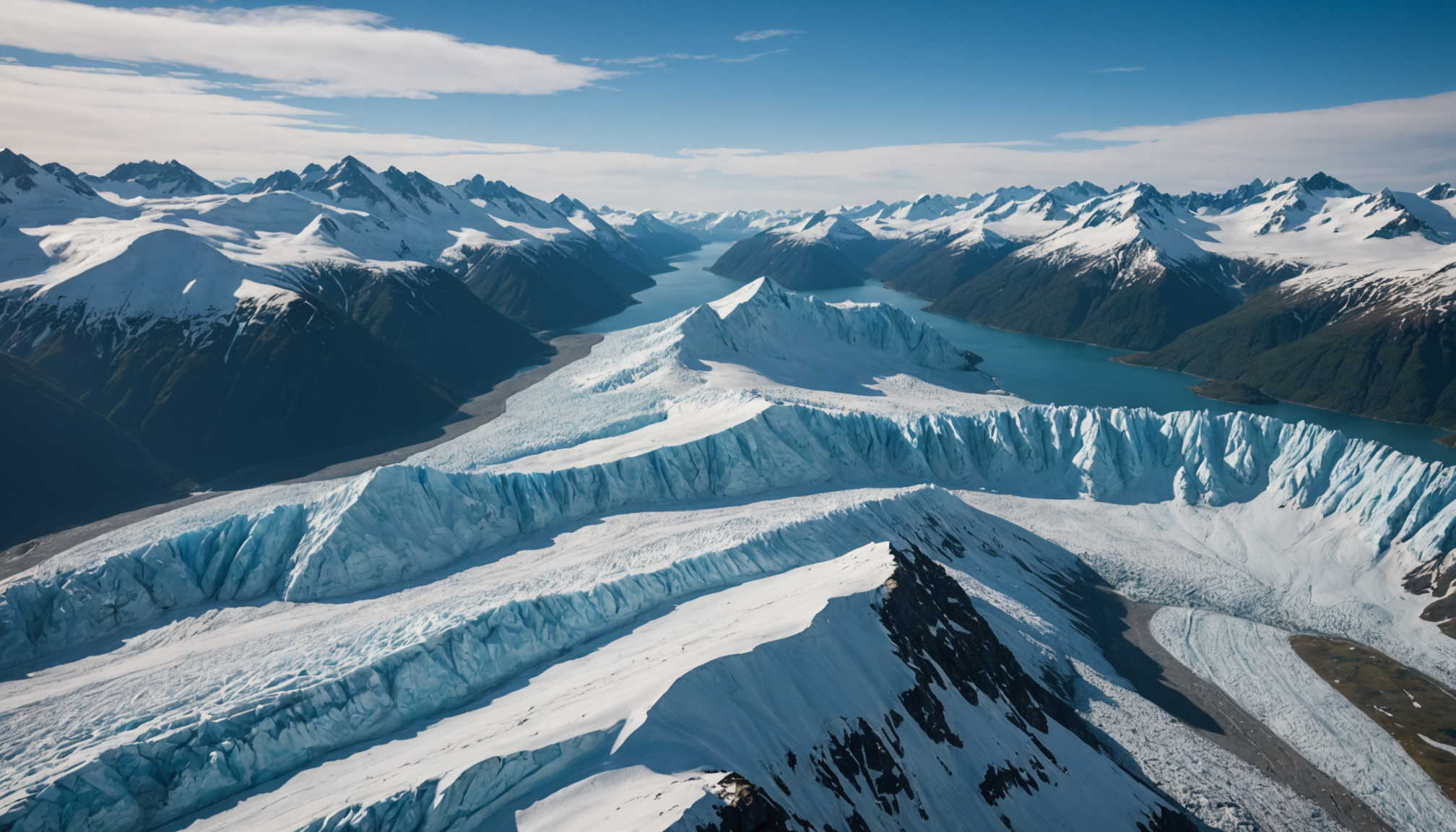 Scenic view of the Chugach Mountains from Girdwood