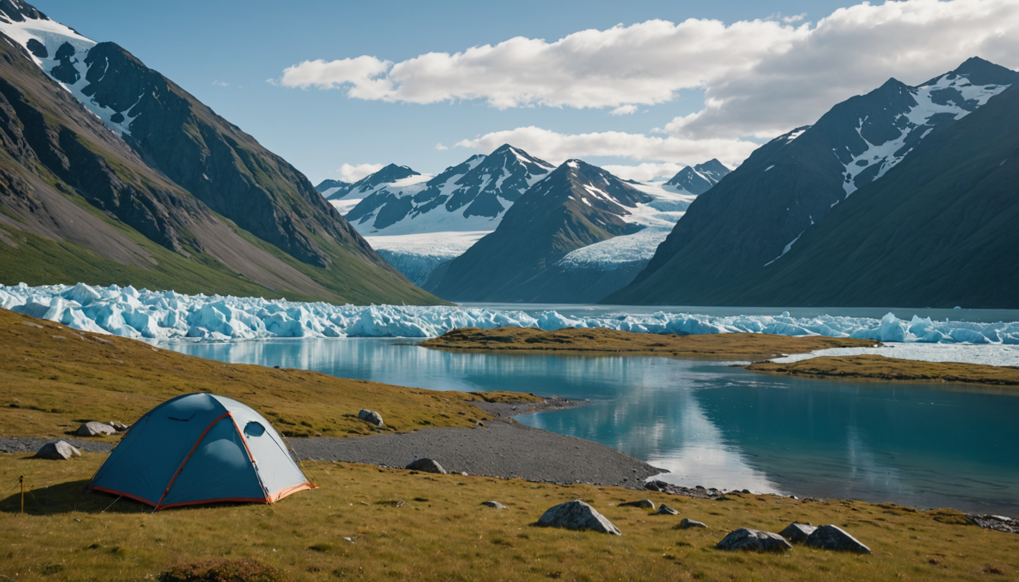 Campsite in the Chugach Mountains