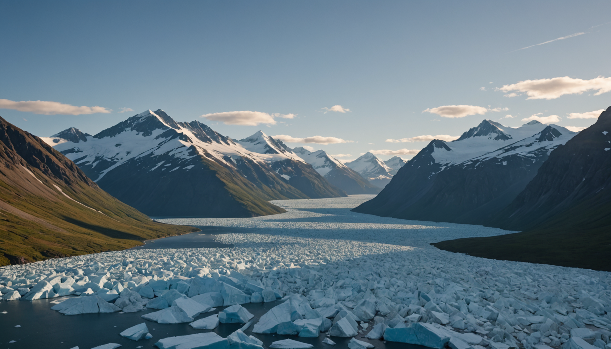 Sunset over Prince William Sound