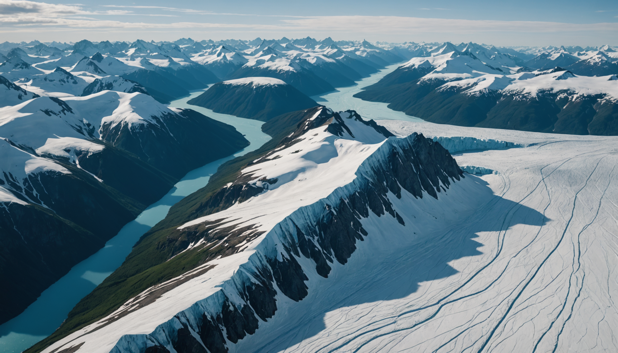 Aerial view of the Mat-Su Valley