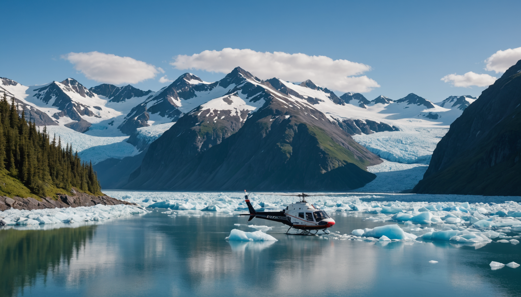 Alaskan cruise ship with seafood buffet