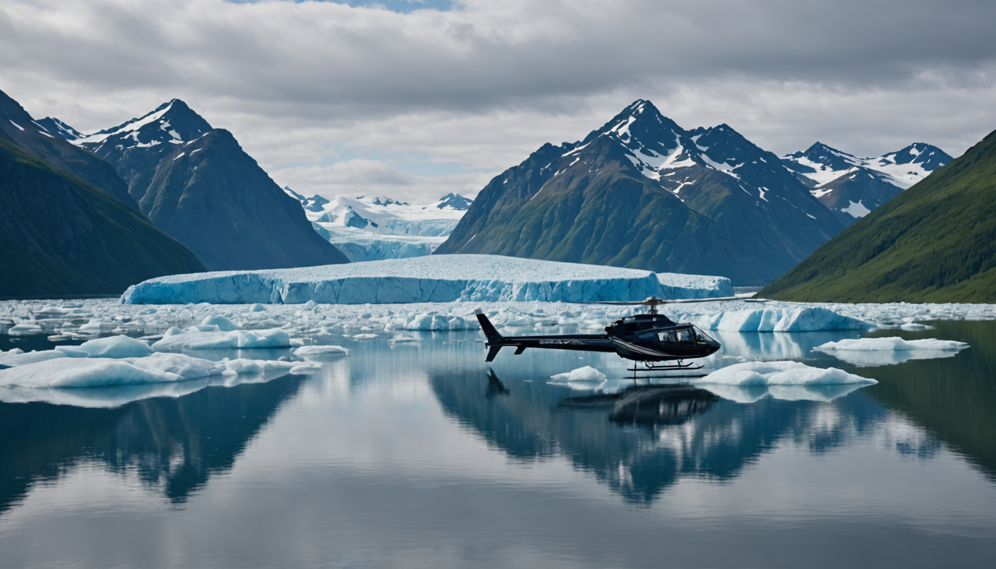 Mid-size cruise ship in Prince William Sound
