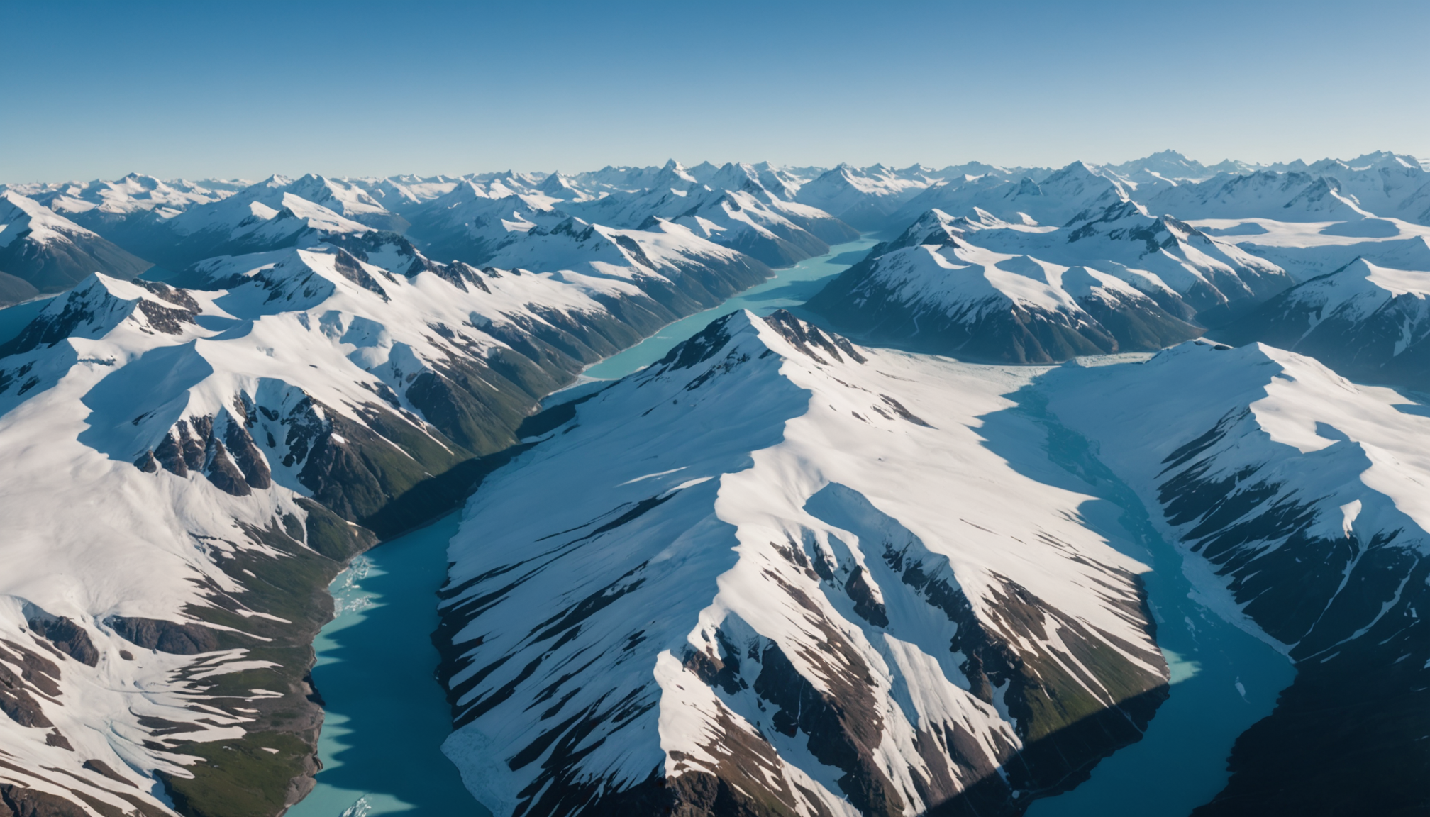 Aerial view of the Mat-Su Valley with wildlife