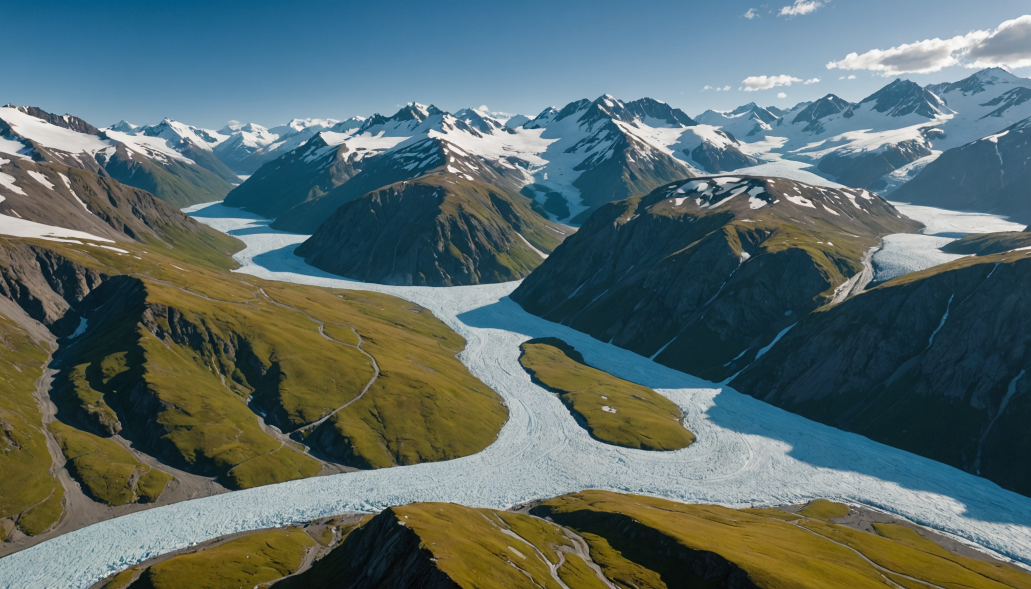 Aerial view of Hatcher Pass