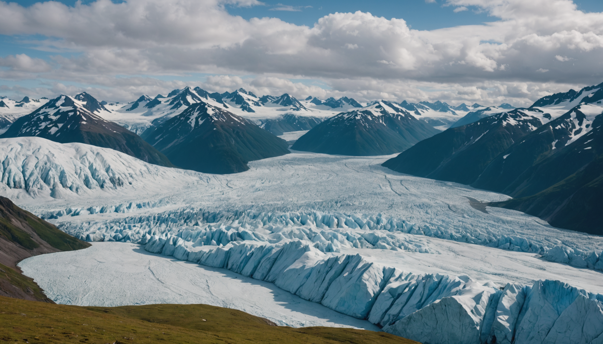 Glacial landscape in Alaska
