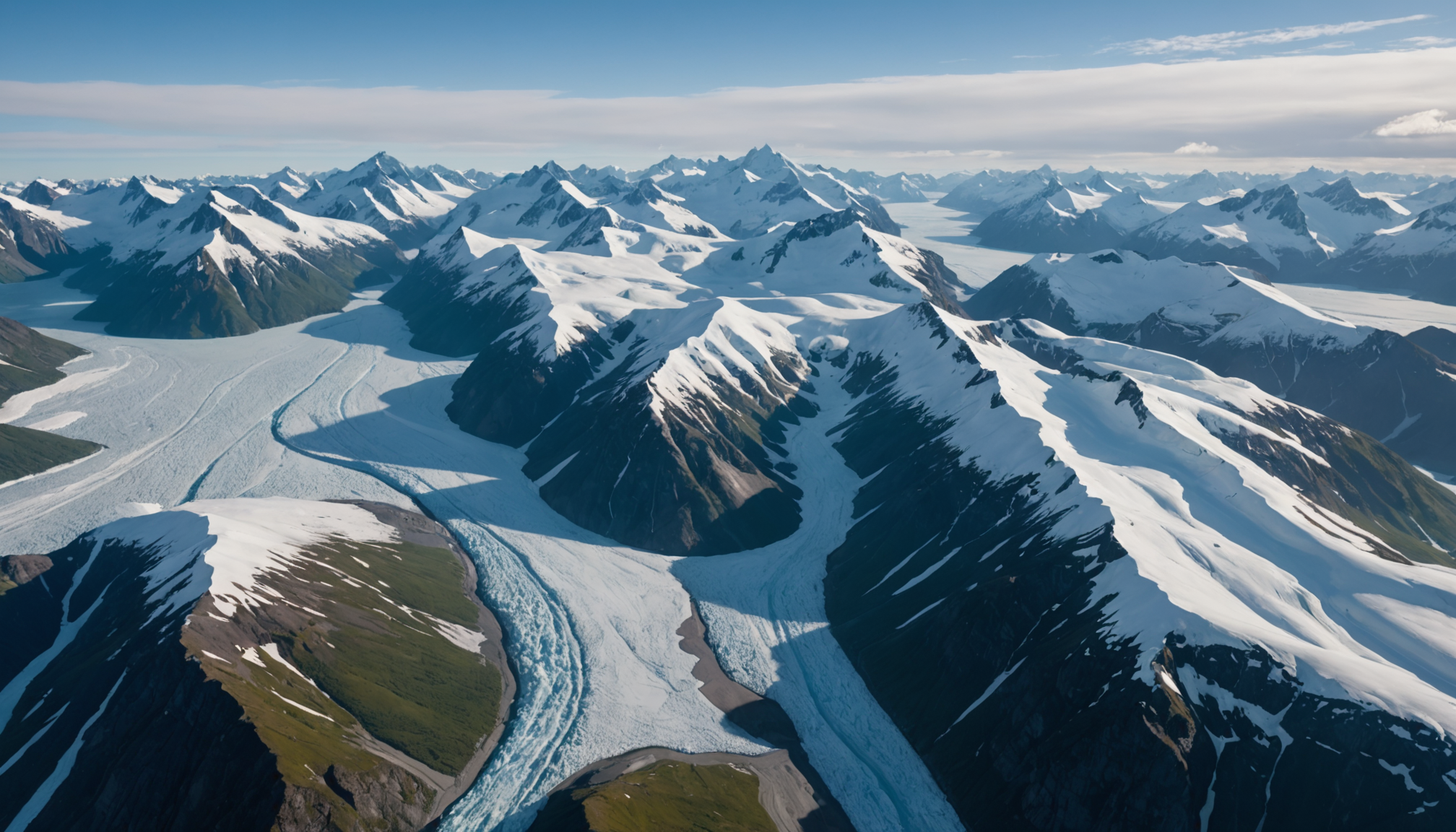 Knik Glacier from above