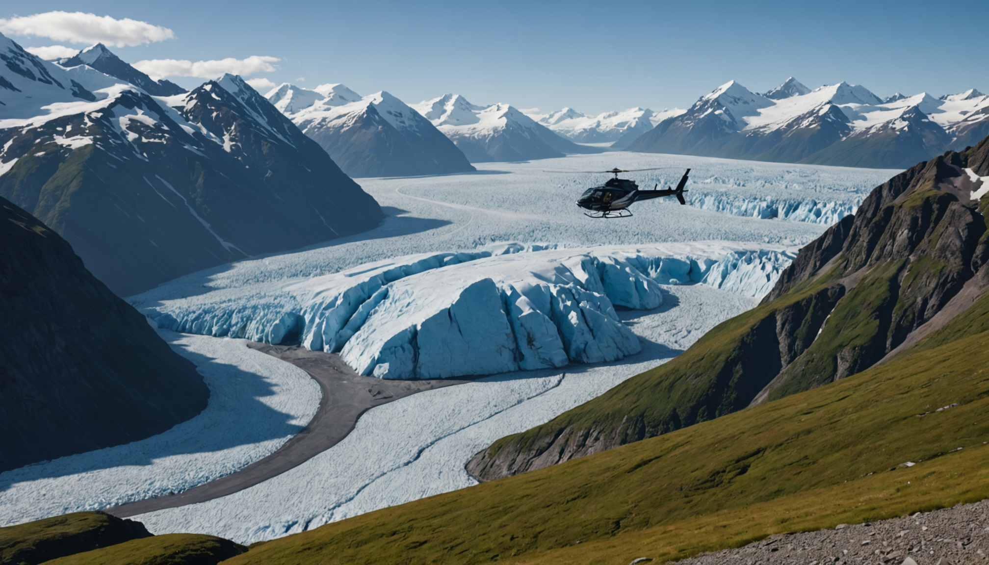 Knik Glacier helicopter tour