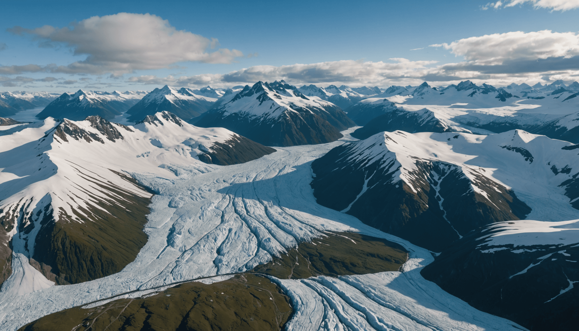 Aerial view of the Mat-Su Valley
