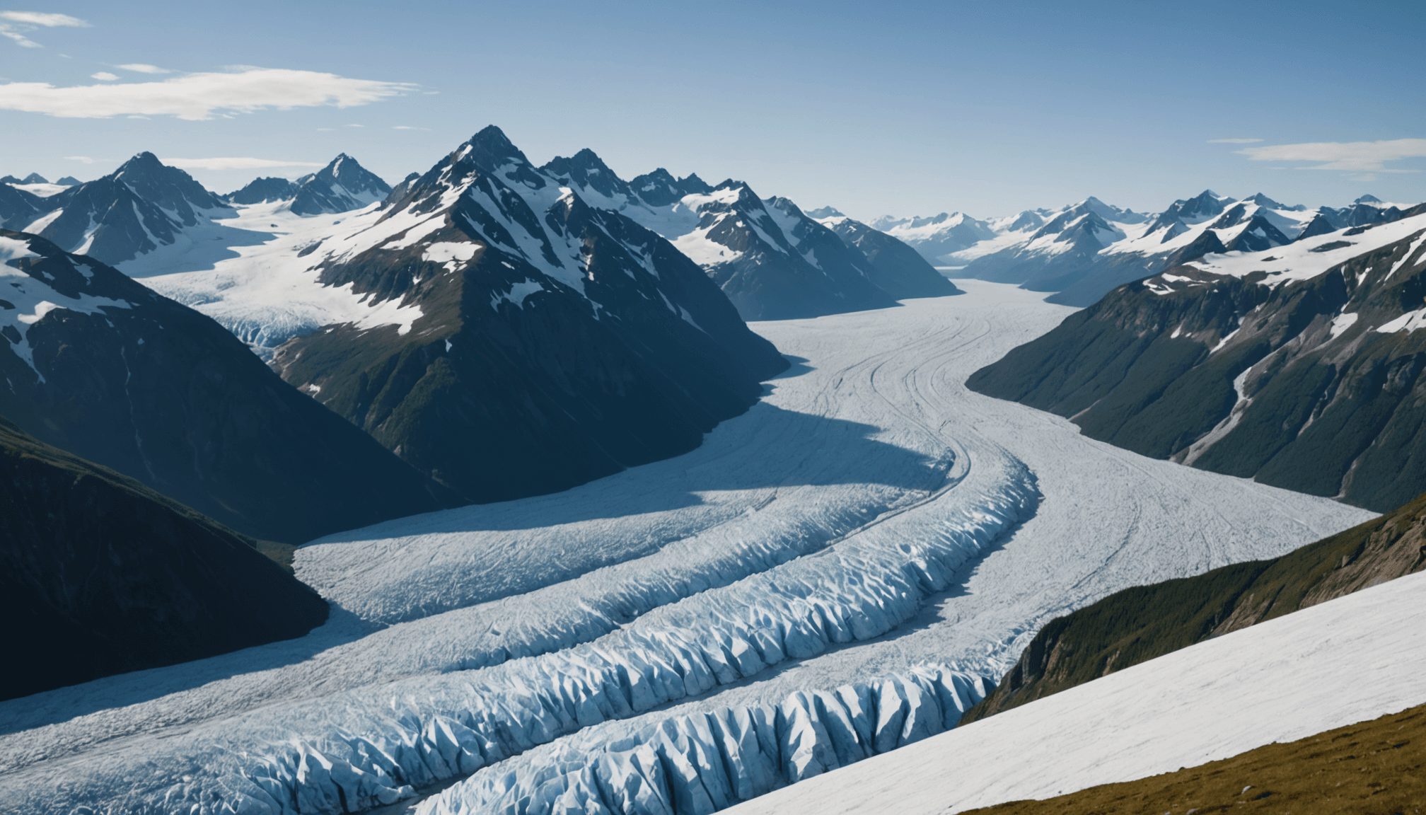 Scenic view of Prince William Sound