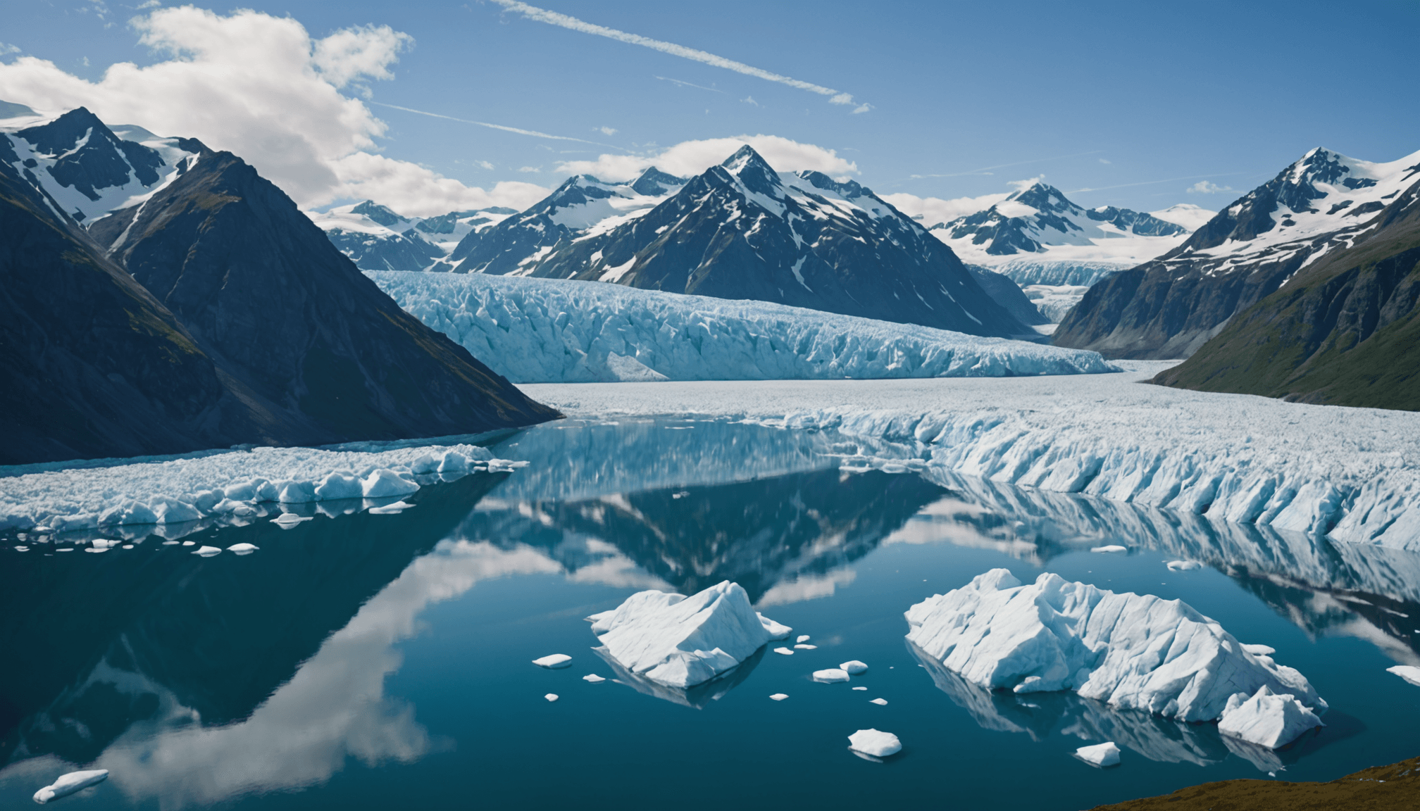Majestic view of Prince William Sound