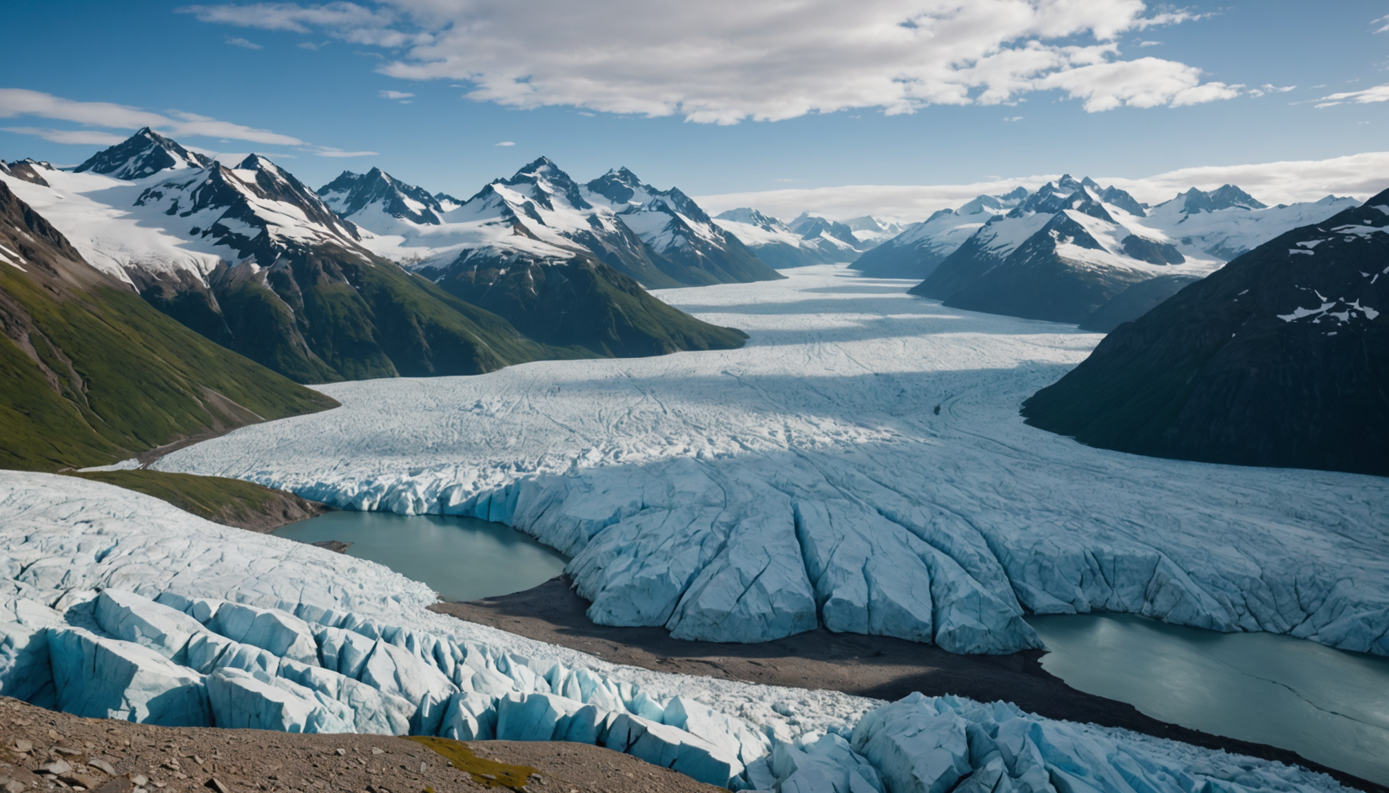 Alaskan Glacier and Marine Life