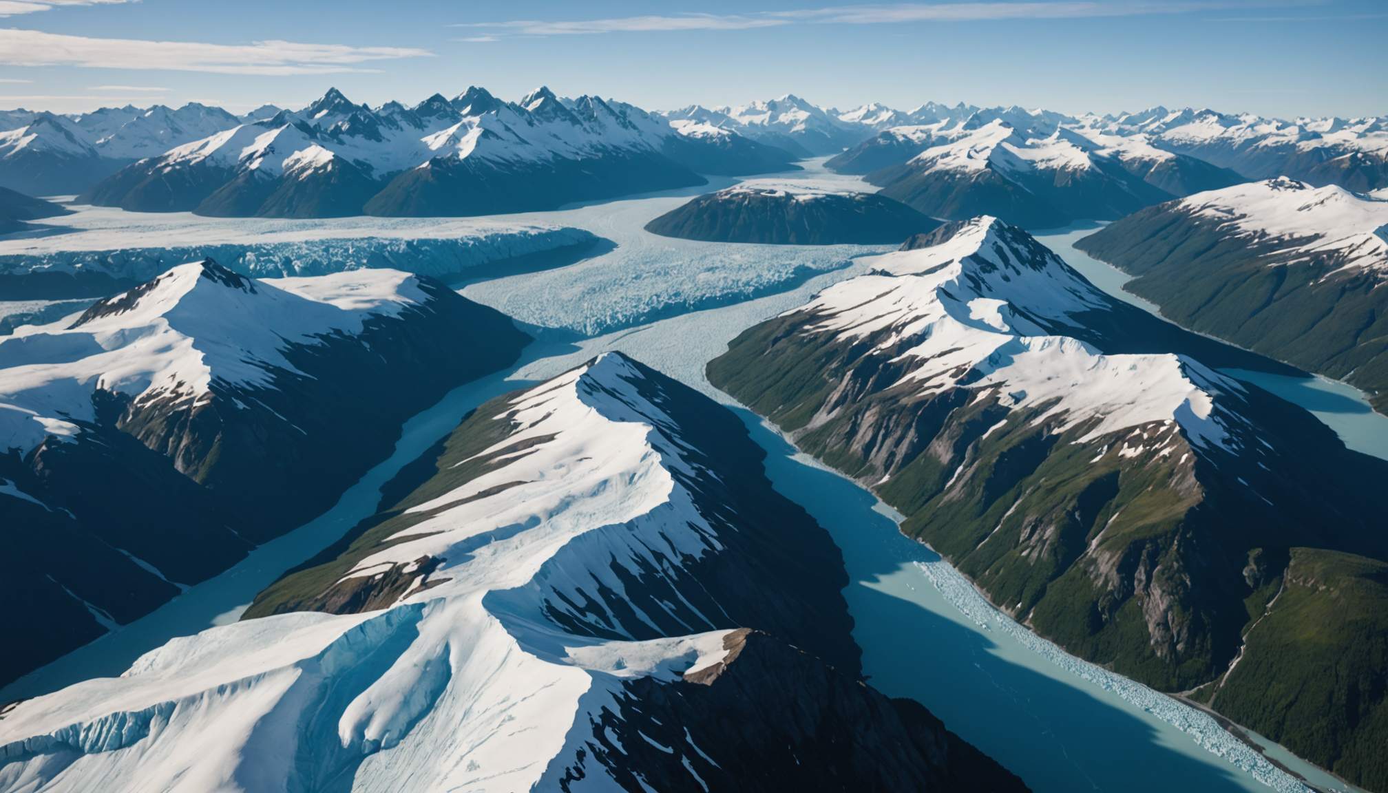 Aerial view of the Mat-Su Valley