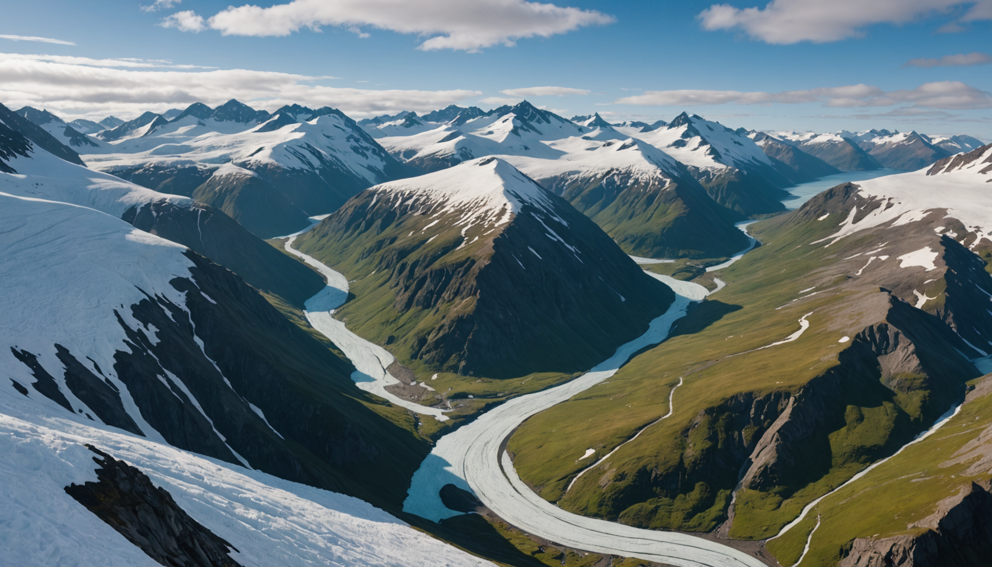 Aerial view of Hatcher Pass